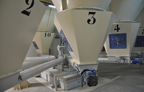 Dosificación de materias primas